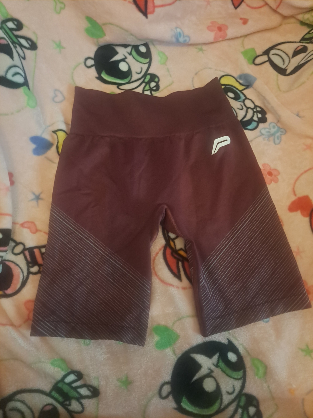 Pursue fitness Women's High-Rise Maroon Biker Shorts